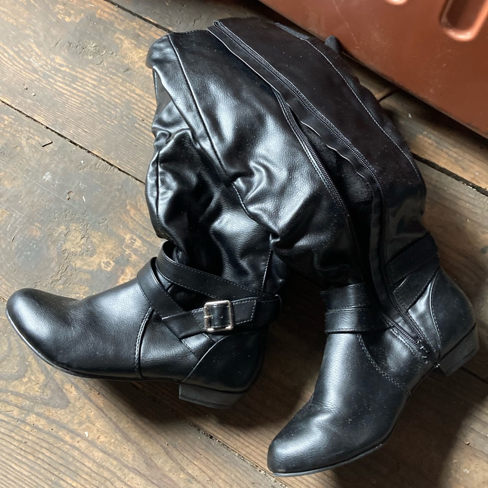 Womens Tall Black Boots Size 7